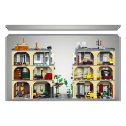 CADA DOUBLEE C66009 66009 non  NHÀ HÀNG PARIS bộ đồ chơi xếp lắp ráp ghép mô hình Mini Modular PARIS RESTAURANT Đường Phố Thu Nhỏ 3230 khối