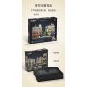 CADA DOUBLEE C66009 66009 non  NHÀ HÀNG PARIS bộ đồ chơi xếp lắp ráp ghép mô hình Mini Modular PARIS RESTAURANT Đường Phố Thu Nhỏ 3230 khối