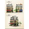 CADA DOUBLEE C66009 66009 non  NHÀ HÀNG PARIS bộ đồ chơi xếp lắp ráp ghép mô hình Mini Modular PARIS RESTAURANT Đường Phố Thu Nhỏ 3230 khối