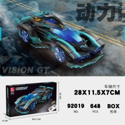 JIESTAR 92019 non  XE THỂ THAO VISION GT bộ đồ chơi xếp lắp ráp ghép mô hình  Kỹ Thuật Công Nghệ Cao Mô Hình Phương Tiện 648 khối