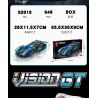 JIESTAR 92019 non  XE THỂ THAO VISION GT bộ đồ chơi xếp lắp ráp ghép mô hình  Kỹ Thuật Công Nghệ Cao Mô Hình Phương Tiện 648 khối