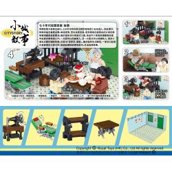 ROYAL TOYS RT52 non  TÁI ĐỊNH CƯ TẠI NHÀ VÀO NHỮNG NĂM 1970 bộ đồ chơi xếp lắp ráp ghép mô hình City CITYSTORY HOME OF RESETTLEMENT ESTATES IN THE 1970S Thành Phố 108 khối