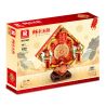 REOBRIX 569 non  SƯ TỬ ĐẾN VÀ ĐI bộ đồ chơi xếp lắp ráp ghép mô hình Chinese Traditional Festivals Lễ Hội Cổ Truyền 498 khối