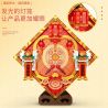 REOBRIX 569 non  SƯ TỬ ĐẾN VÀ ĐI bộ đồ chơi xếp lắp ráp ghép mô hình Chinese Traditional Festivals Lễ Hội Cổ Truyền 498 khối