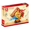 REOBRIX 568 non  NHIỀU HƠN MỌI NĂM KOI bộ đồ chơi xếp lắp ráp ghép mô hình Chinese Traditional Festivals Lễ Hội Cổ Truyền 486 khối