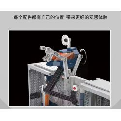 77036 non  VẬN CHUYỂN BIẾN DẠNG bộ đồ chơi xếp lắp ráp ghép mô hình Movie & Game COMBINED CARRIAGE Phim Và Trò Chơi 1766 khối