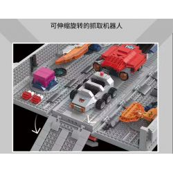 77036 non  VẬN CHUYỂN BIẾN DẠNG bộ đồ chơi xếp lắp ráp ghép mô hình Movie & Game COMBINED CARRIAGE Phim Và Trò Chơi 1766 khối