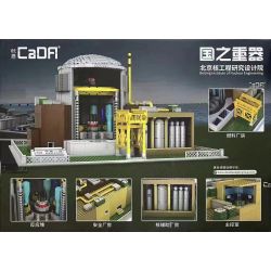 CADA DOUBLEE C91059 91059 non  NHÀ MÁY ĐIỆN HẠT NHÂN HUALONG ONE VIỆN NGHIÊN CỨU VÀ THIẾT KẾ CÔNG NGHIỆP BẮC KINH bộ đồ chơi xếp lắp ráp ghép mô hình Creator Expert 北京核工程研究设计院 Chuyên Gia Sáng Tạo 3487 khối