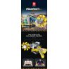 REOBRIX 22017 non  MÁY XÚC BÁNH GẦU bộ đồ chơi xếp lắp ráp ghép mô hình  Kỹ Thuật Công Nghệ Cao Mô Hình Phương Tiện 3188 khối