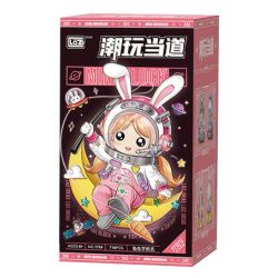 LOZ 1754 non  PHI HÀNH GIA THỎ bộ đồ chơi xếp lắp ráp ghép mô hình ASTRONAUT 710 khối