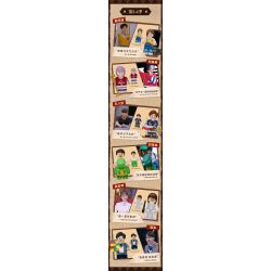 X AREA-X AB0016 0016 non  THÁM TỬ VĨ ĐẠI PHẦN 5-6 VẼ NHÂN VẬT NHỎ bộ đồ chơi xếp lắp ráp ghép mô hình Collectable Minifigures WHO'S THE MURDERER Búp Bê Sưu Tầm