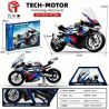 QIAO LE TONG 2601 non  ĐẦU MÁY ĐÔI BMW R bộ đồ chơi xếp lắp ráp ghép mô hình  MOTORCYCLE Kỹ Thuật Công Nghệ Cao Mô Hình Phương Tiện 920 khối