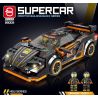 QIDAI 88009 non  XE THỂ THAO MÀU ĐEN 88009 bộ đồ chơi xếp lắp ráp ghép mô hình Speed Champions Racing Cars Đua Xe Công Thức