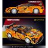QIDAI 88010 non  XE THỂ THAO MÀU CAM 88010 bộ đồ chơi xếp lắp ráp ghép mô hình Speed Champions Racing Cars Đua Xe Công Thức