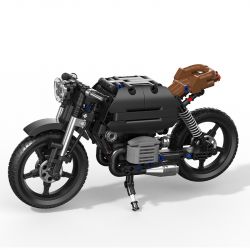 BRICKCOOL KC016 non  REAL KNIGHTS CUBA LIBERTY EXPLOSIVE MOD MOTORCYCLES bộ đồ chơi xếp lắp ráp ghép mô hình Racers THE REAL KNIGHT FREE CUBA（CAFE RACER BMW） Đua Tốc Độ 395 khối