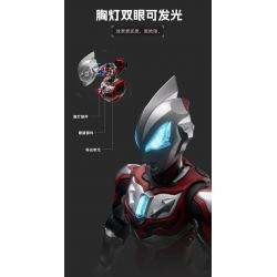 BLOKS 71219 non  PHIÊN BẢN HUYỀN THOẠI - MẪU GỐC ULTRAMAN GEED bộ đồ chơi xếp lắp ráp ghép mô hình Vệ Binh Vũ Trụ Siêu Nhân Điện Quang 40 khối