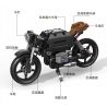 BRICKCOOL KC016 non  REAL KNIGHTS CUBA LIBERTY EXPLOSIVE MOD MOTORCYCLES bộ đồ chơi xếp lắp ráp ghép mô hình Racers THE REAL KNIGHT FREE CUBA（CAFE RACER BMW） Đua Tốc Độ 395 khối