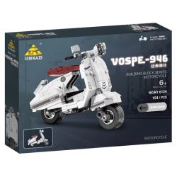 Kazi KY6124 6124 non  XE MÁY CỔ ĐIỂN VOSPE-946 bộ đồ chơi xếp lắp ráp ghép mô hình Classic 154 khối