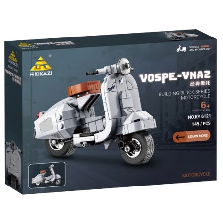 Kazi KY6121 6121 non  XE MÁY CỔ ĐIỂN VOSPE-VNA2 bộ đồ chơi xếp lắp ráp ghép mô hình Classic 145 khối