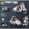 Kazi KY6121 6121 non  XE MÁY CỔ ĐIỂN VOSPE-VNA2 bộ đồ chơi xếp lắp ráp ghép mô hình Classic 145 khối