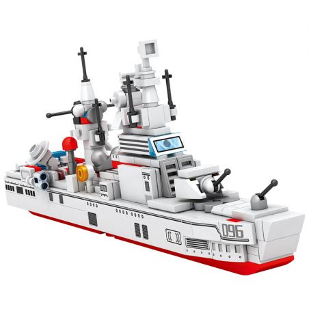 SEMBO 105070 105071 105072 105073 non  TÀU TUẦN DƯƠNG RADAR bộ đồ chơi xếp lắp ráp ghép mô hình Iron Blood Heavy Equipment Đặc Nhiệm Máu Và Sắt 414 khối