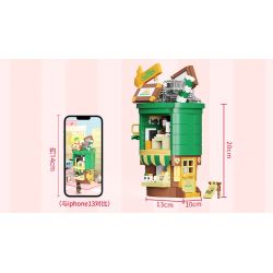 AREA-X AX0302 0302 non  LATTE ĐỔI MỚI bộ đồ chơi xếp lắp ráp ghép mô hình COFFEE IS MYLIFE