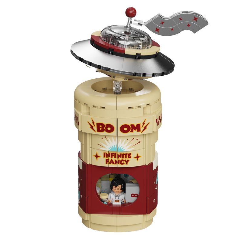 AREA-X AX0301 0301 non  CÔNG NHÂN NẾM CÀ PHÊ BAOFU MOCHA bộ đồ chơi xếp lắp ráp ghép mô hình COFFEE IS MYLIFE