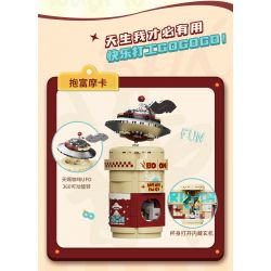 AREA-X AX0301 0301 non  CÔNG NHÂN NẾM CÀ PHÊ BAOFU MOCHA bộ đồ chơi xếp lắp ráp ghép mô hình COFFEE IS MYLIFE