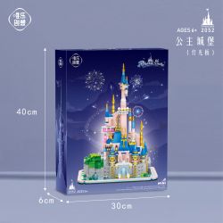 WEIGHT 2052 non  LÂU ĐÀI CÔNG CHÚA bộ đồ chơi xếp lắp ráp ghép mô hình Girl PRINCESS CASTLE Con Gái 1540 khối