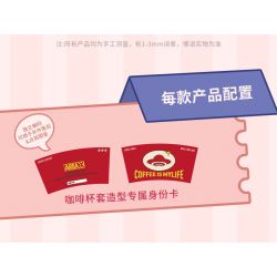 AREA-X AX0300 0300 non  CẢM HỨNG MACCHIATO bộ đồ chơi xếp lắp ráp ghép mô hình COFFEE IS MYLIFE