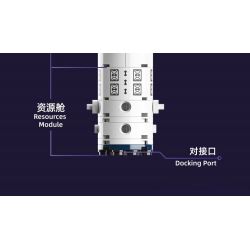 TOP TOY TC1405 1405 non  TRẠM KHÔNG GIAN bộ đồ chơi xếp lắp ráp ghép mô hình 670 khối