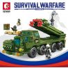 SEMBO 207204 non  MÁY PHÓNG TÊN LỬA TẦM XA BAZOOKA TORNADO bộ đồ chơi xếp lắp ráp ghép mô hình Military Army SURVIVAL WARFARE Quân Sự Bộ Đội 692 khối