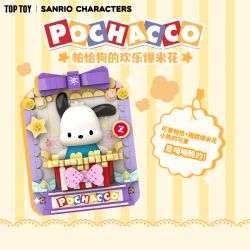TOP TOY TC1505 1505 non  BỎNG NGÔ HẠNH PHÚC CỦA CHÓ PACHA bộ đồ chơi xếp lắp ráp ghép mô hình POCHACCO 300 khối