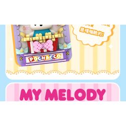 TOP TOY TC1505 1505 non  BỎNG NGÔ HẠNH PHÚC CỦA CHÓ PACHA bộ đồ chơi xếp lắp ráp ghép mô hình POCHACCO 300 khối