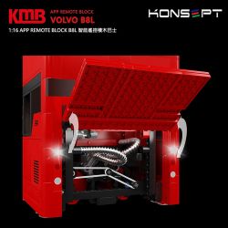 KONSOPT KB800 non  XE BUÝT HAI TẦNG VOLVO B8L tỷ lệ 1:16 bộ đồ chơi xếp lắp ráp ghép mô hình Creator Expert Chuyên Gia Sáng Tạo 3542 khối