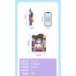 TOP TOY TC1505 1505 non  BỎNG NGÔ HẠNH PHÚC CỦA CHÓ PACHA bộ đồ chơi xếp lắp ráp ghép mô hình POCHACCO 300 khối