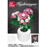 JIESTAR 92362 non  CÂY TÚ CẦU bộ đồ chơi xếp lắp ráp ghép mô hình Flowers HYDRANGEA Hoa 361 khối
