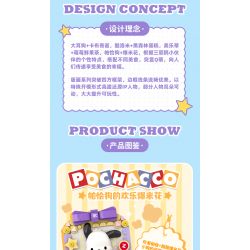 TOP TOY TC1504 1504 non  TRÀ TRÁI CÂY TƯƠI MELODY'S BERRY bộ đồ chơi xếp lắp ráp ghép mô hình MY MELODY 300 khối