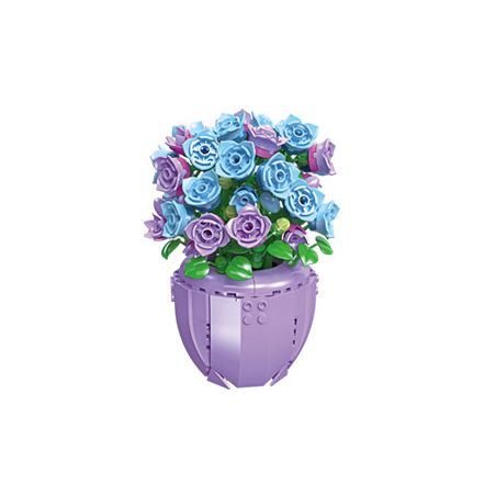 JIESTAR 92360 non  HOA CHUÔNG bộ đồ chơi xếp lắp ráp ghép mô hình Flowers BELLFLOWER 372 khối