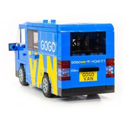 TINY ATBRC017 non  XE TẢI NHỎ TOYOTA HIACE HỒNG KÔNG GOGOVAN bộ đồ chơi xếp lắp ráp ghép mô hình City TOYOTA HIACE GOGOVAN Thành Phố 218 khối