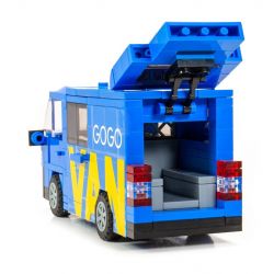 TINY ATBRC017 non  XE TẢI NHỎ TOYOTA HIACE HỒNG KÔNG GOGOVAN bộ đồ chơi xếp lắp ráp ghép mô hình City TOYOTA HIACE GOGOVAN Thành Phố 218 khối