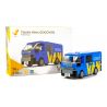 TINY ATBRC017 non  XE TẢI NHỎ TOYOTA HIACE HỒNG KÔNG GOGOVAN bộ đồ chơi xếp lắp ráp ghép mô hình City TOYOTA HIACE GOGOVAN Thành Phố 218 khối