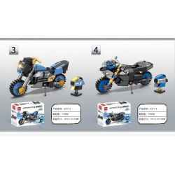 MINGDI K217 non  8 LOẠI Ô TÔ TÍCH LUỸ NHANH bộ đồ chơi xếp lắp ráp ghép mô hình Creator Sáng Tạo 947 khối