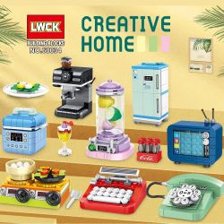 LWCK 60034 non  8 ĐỒ GIA DỤNG bộ đồ chơi xếp lắp ráp ghép mô hình Creator Sáng Tạo 868 khối