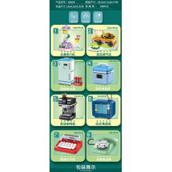 LWCK 60034 non  8 ĐỒ GIA DỤNG bộ đồ chơi xếp lắp ráp ghép mô hình Creator Sáng Tạo 868 khối