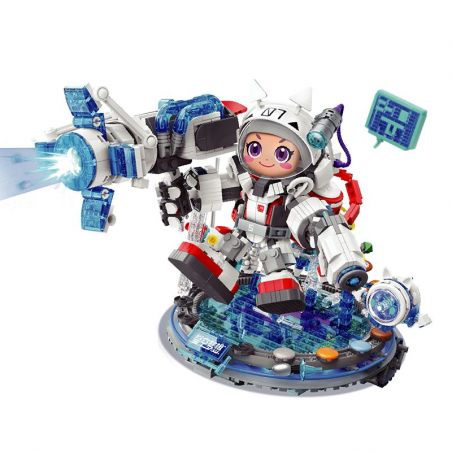 TOP TOY TC1805 1805 non  LUBAN SỐ 7 BẦU TRỜI ĐẦY SAO TRONG MƠ bộ đồ chơi xếp lắp ráp ghép mô hình King Of Glory Hegemony LUBAN.07 Game Liên Quân