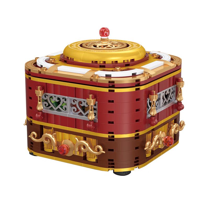 LOZ 2215 non  HỘP DAQUAN SUM HỌP NĂM MỚI bộ đồ chơi xếp lắp ráp ghép mô hình Chinese Traditional Festivals CHINESE NEW YEAR CANDY BOX Lễ Hội Cổ Truyền 691 khối