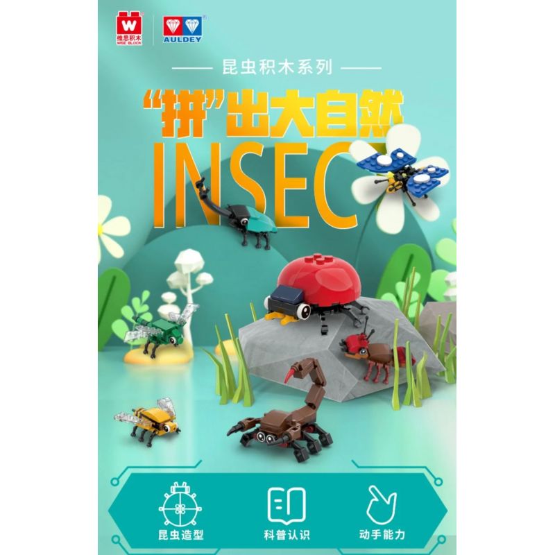 WISE BLOCK HA389311 389311 non  CÔN TRÙNG bộ đồ chơi xếp lắp ráp ghép mô hình Creator Sáng Tạo