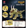 XIANG JUN XJ-945B 945B XJ945B non  TRUYỀN THUYẾT KHỦNG LONG TRICERATOPS BA BIẾN HÌNH bộ đồ chơi xếp lắp ráp ghép mô hình DINOSAUR LEGEND 510 khối