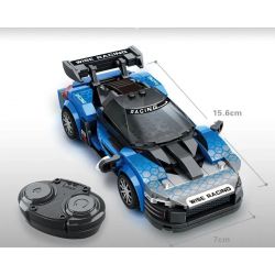 WISE BLOCK HA389171 389171 non  SIÊU XE ĐIỀU KHIỂN TỪ XA NIGHT SHADOW MCLAREN bộ đồ chơi xếp lắp ráp ghép mô hình Speed Champions Racing Cars Đua Xe Công Thức
